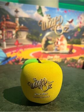The Wizard of Oz Yellow Velvet Apple One-Year Anniversary Decorative Accent